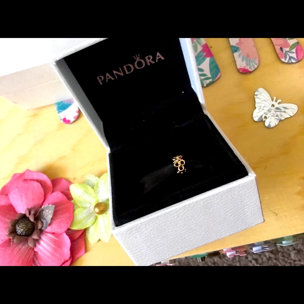 Pandora 14k gold trinity charm
